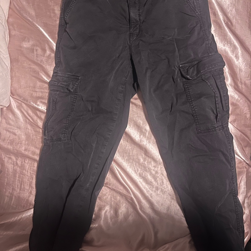American Eagle Outfitters Black Cargo Pants